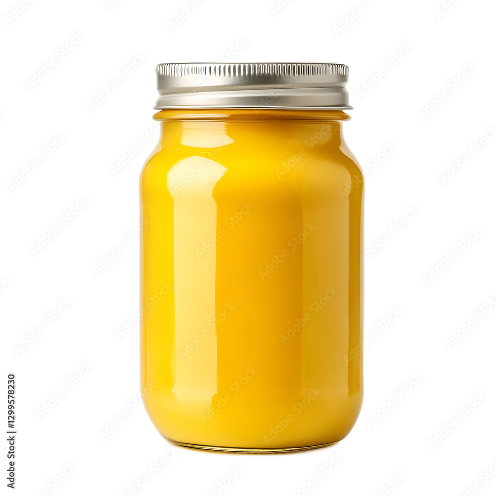 Mango Smoothie in a Mason Jar Healthy Refreshing Beverage Mango Smoothie in a Mason Jar Healthy Refreshing Beverage