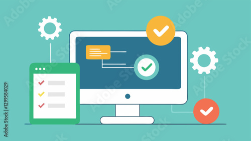 Technical Setup A spet showing a user the technical requirements for the elearning platform including device compatibility and internet speed with visual checkmarks.