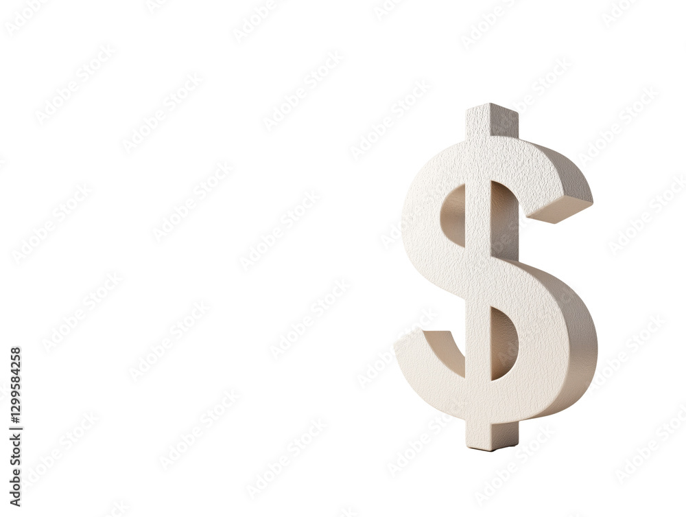 Captivating Surreal 3D Dollar Symbol: A Sleek Metallic Design Blending Imagination and Visual Appeal to Challenge Perception of Currency Captivating Surreal 3D Dollar Symbol: A Sleek Metallic Design Blending Imagination and Visual Appeal to Challenge Perception of Currency