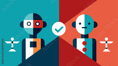 These descriptions aim to visually represent the concept of training AI systems to adhere to ethical standards through collaborative discussions simulations assessments and