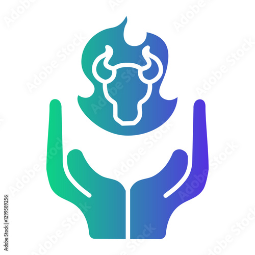 magic trick Gradient icon