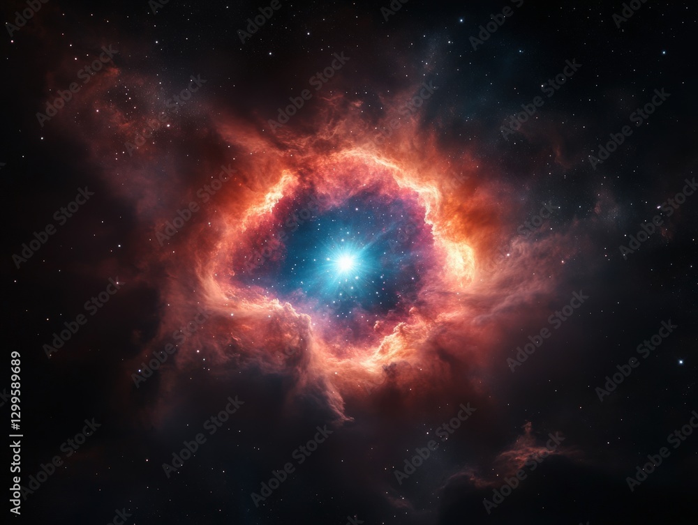 Eye of Nebula in Outer Space Eye of Nebula in Outer Space