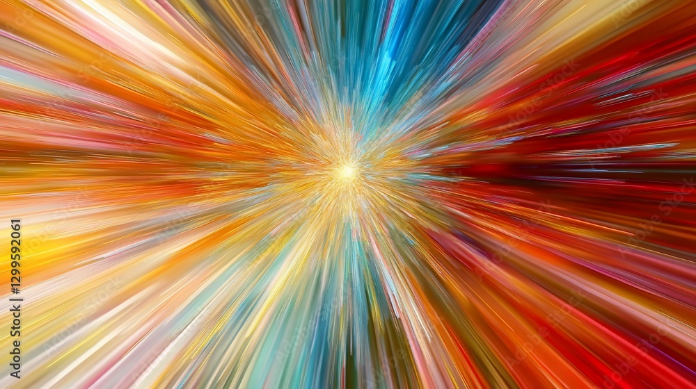 Abstract Burst of Color and Light: A Dynamic Energy Explosion Abstract Burst of Color and Light: A Dynamic Energy Explosion