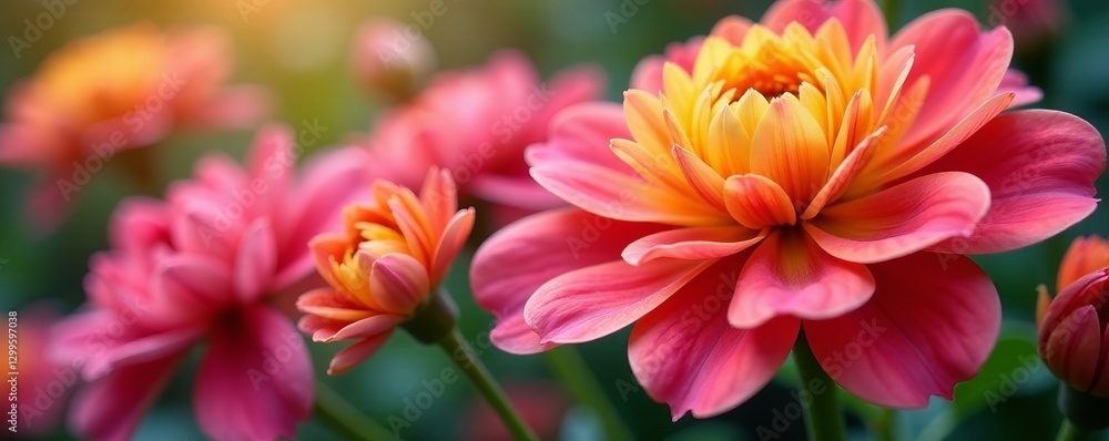 Close-up of vibrant flowers in bloom with soft fragrance, scented, colorful, blooming Close-up of vibrant flowers in bloom with soft fragrance, scented, colorful, blooming