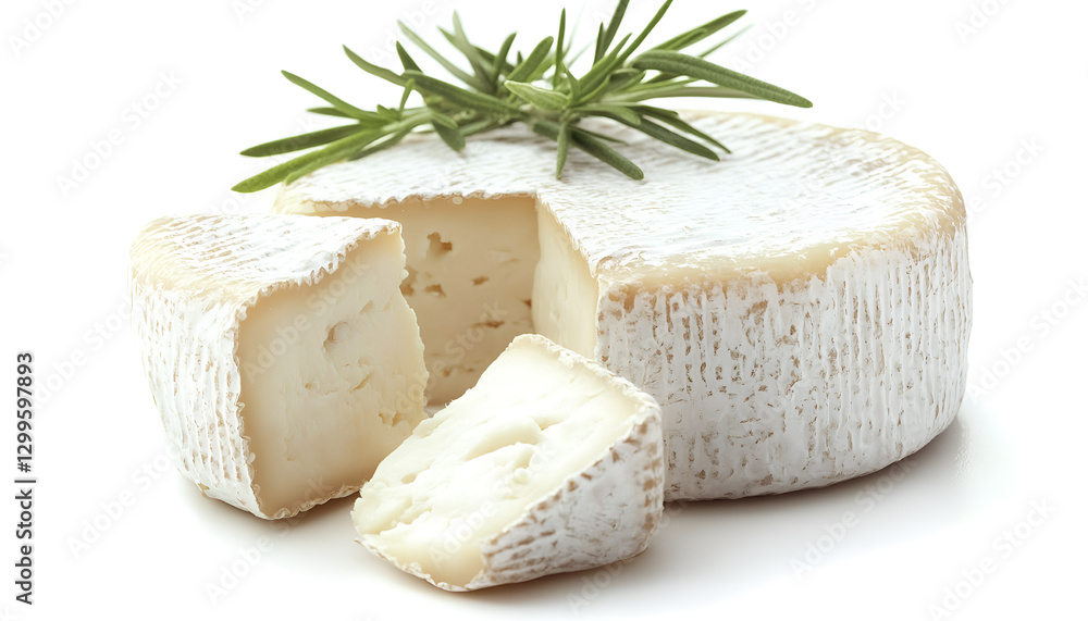 Cut fresh delicious cheese isolated on white Cut fresh delicious cheese isolated on white