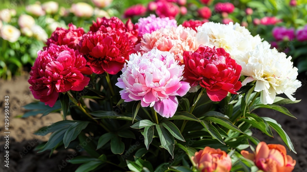 Peonies: With ruffled petals and hues from soft pink to rich red and white, peonies add a delicate, romantic touch to gardens and floral arrangements.
Peonies: With ruffled petals and hues from soft pink to rich red and white, peonies add a delicate, romantic touch to gardens and floral arrangements.