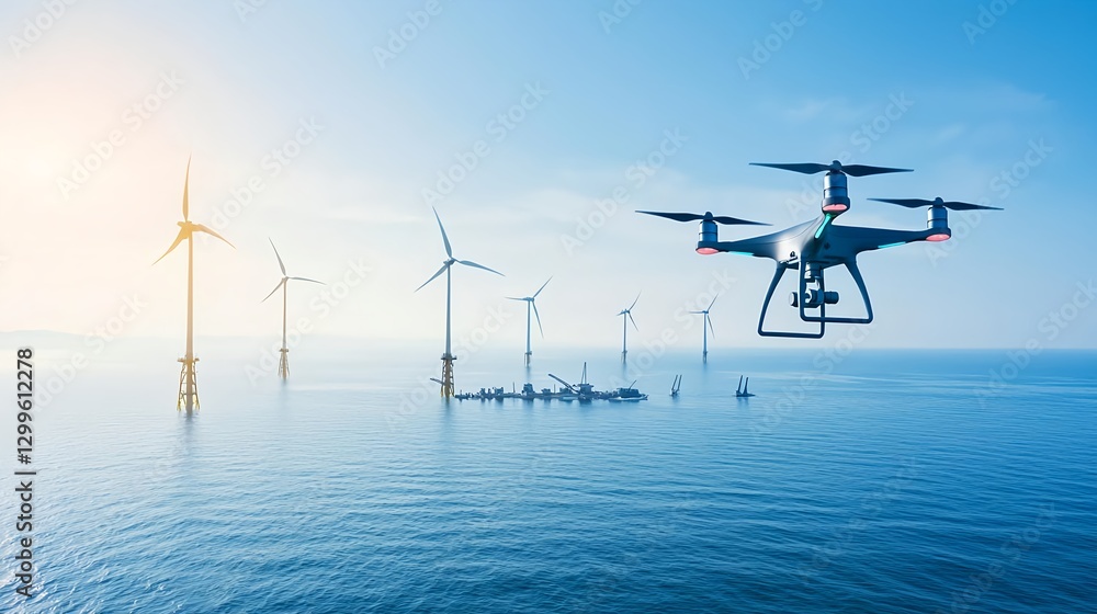 Offshore Wind Farm Inspection with Drone Technology for Renewable Energy Offshore Wind Farm Inspection with Drone Technology for Renewable Energy