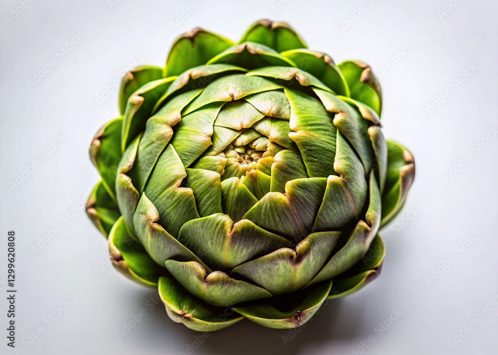 Minimalist Single Artichoke Still Life Photography Minimalist Single Artichoke Still Life Photography