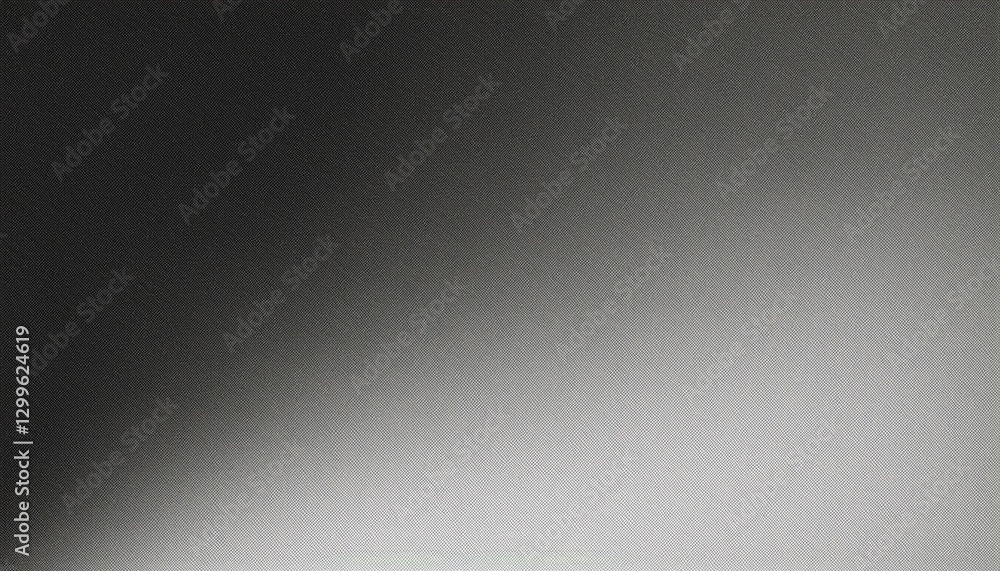Obraz premium Grainy gradient background, grayscale black white monochrome abstract noise texture grey banner poster backdrop design