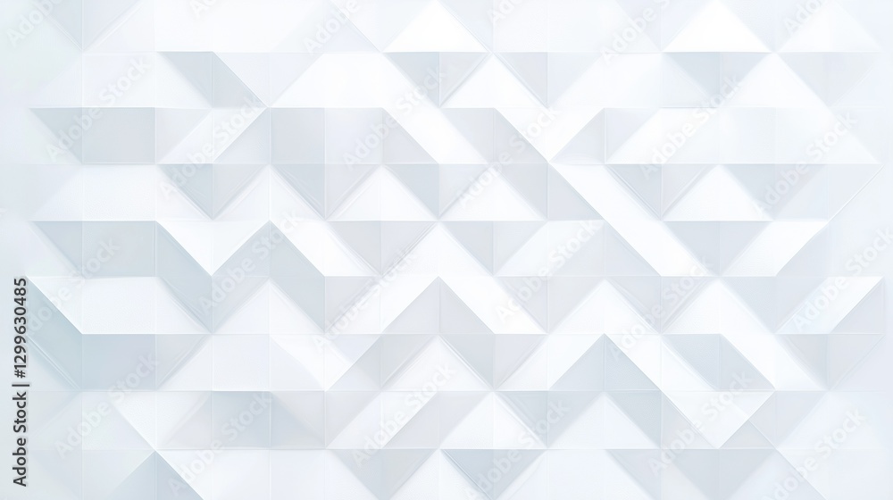 Fototapeta premium White Abstract Chevron Geometric Pattern
