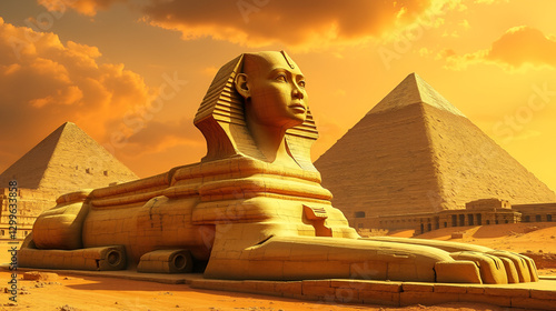 Obraz na płótnie sphinx