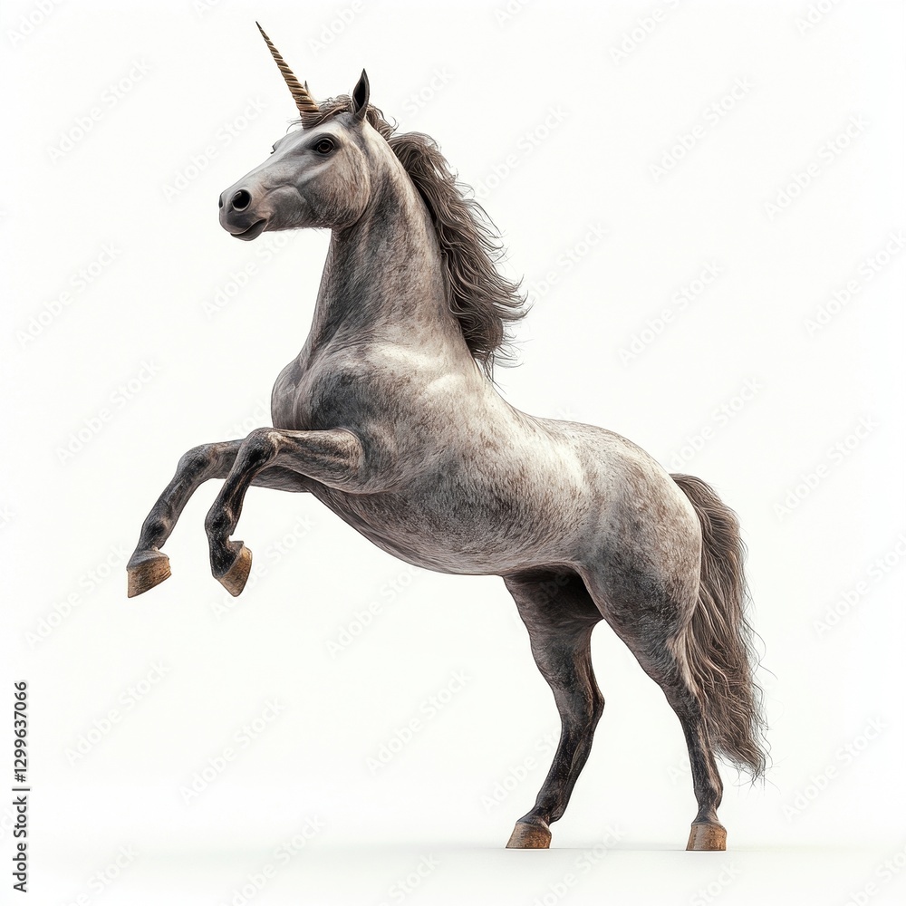 Fototapeta premium Majestic Unicorn in Motion