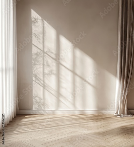 Soft Shadows on Light Wall Surface