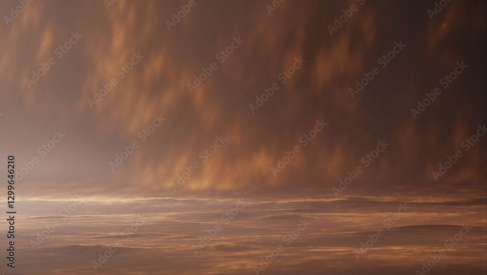 Naklejka premium Warm Brown Abstract Wavy Background for Minimalist Design