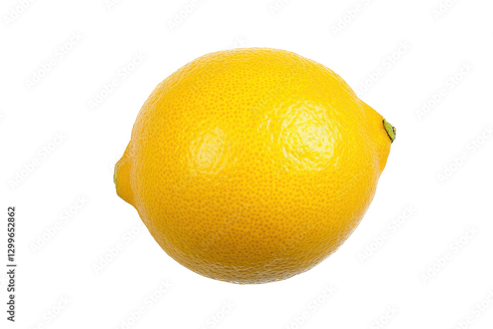 Ripe lemon top view isolated on transparent or white background, png Ripe lemon top view isolated on transparent or white background, png