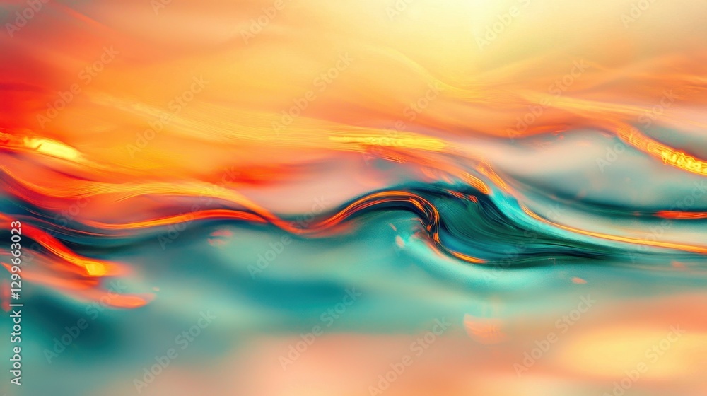 Soft Glowing Abstract Light Streaks in Motion Surreal Background Soft Glowing Abstract Light Streaks in Motion Surreal Background