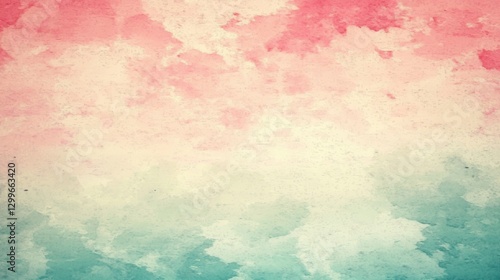 Vintage Grunge Abstract Seamless Background in Soft Pastel Tones