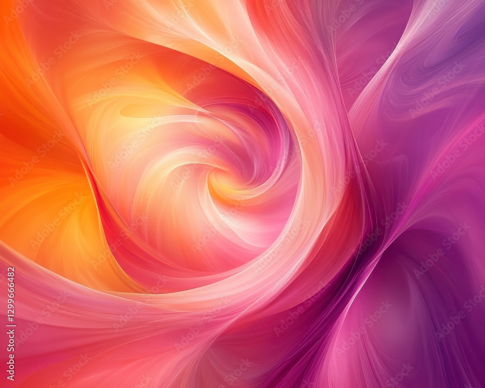 Obraz premium Colorful Abstract Spiral Design