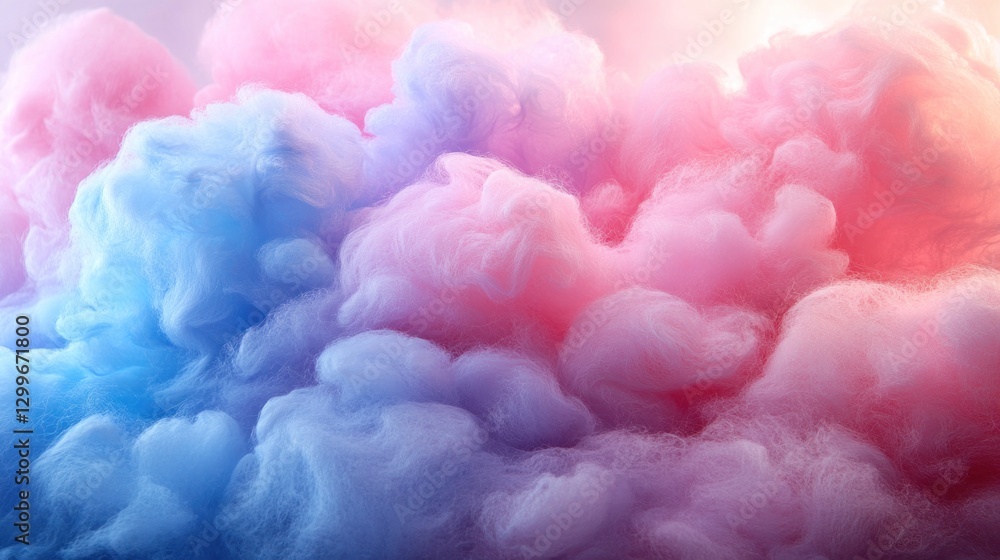 Pastel clouds swirl, studio backdrop, dreamy effect, design element Pastel clouds swirl, studio backdrop, dreamy effect, design element