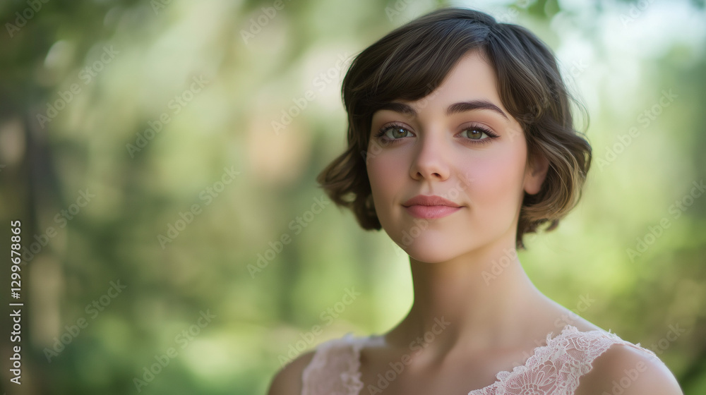 Graceful woman exuding elegance and poise in soft light. Graceful woman exuding elegance and poise in soft light.