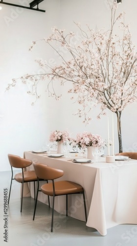 Elegant Spring Table Setting