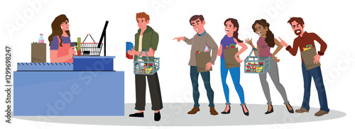 people in different situations