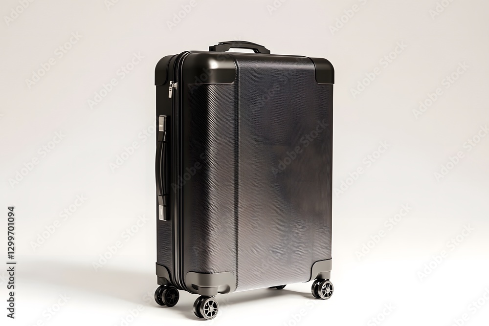 Realistic Suitcase AI Art Isolated On Clean Background Realistic Suitcase AI Art Isolated On Clean Background