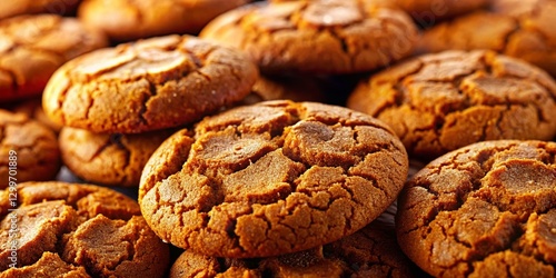 Wallpaper Mural Spicy Ginger Molasses Cookies with Orange Zest – Delicious Autumn Treat Torontodigital.ca