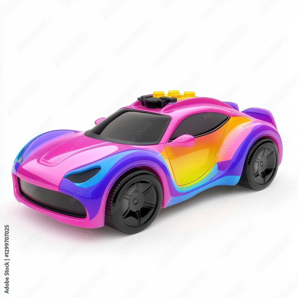 Vibrant Toy Car for Imaginative Play Vibrant Toy Car for Imaginative Play