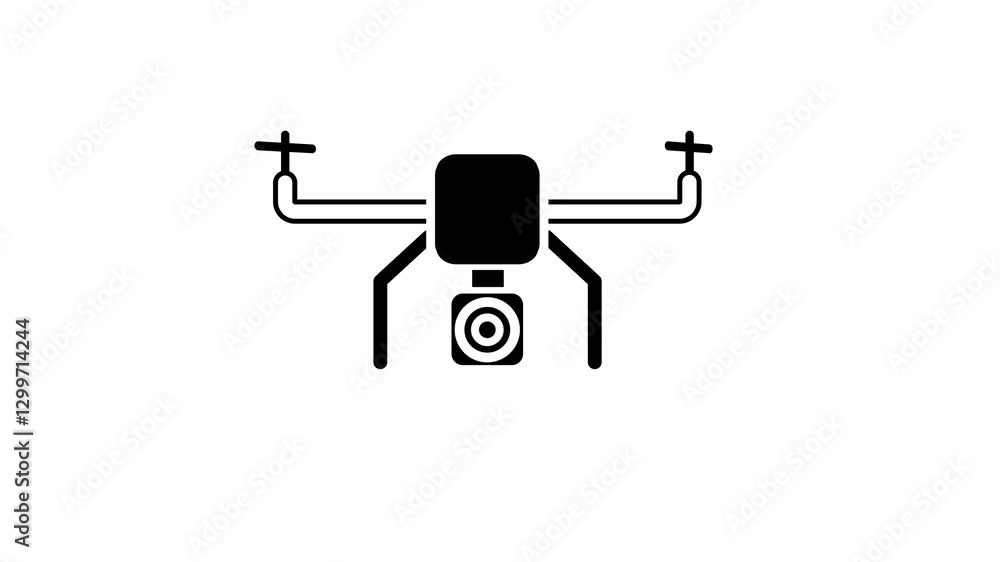 Digital drone icon isolated . Drone camera icon isolated animation . Digital drone icon isolated . Drone camera icon isolated animation .