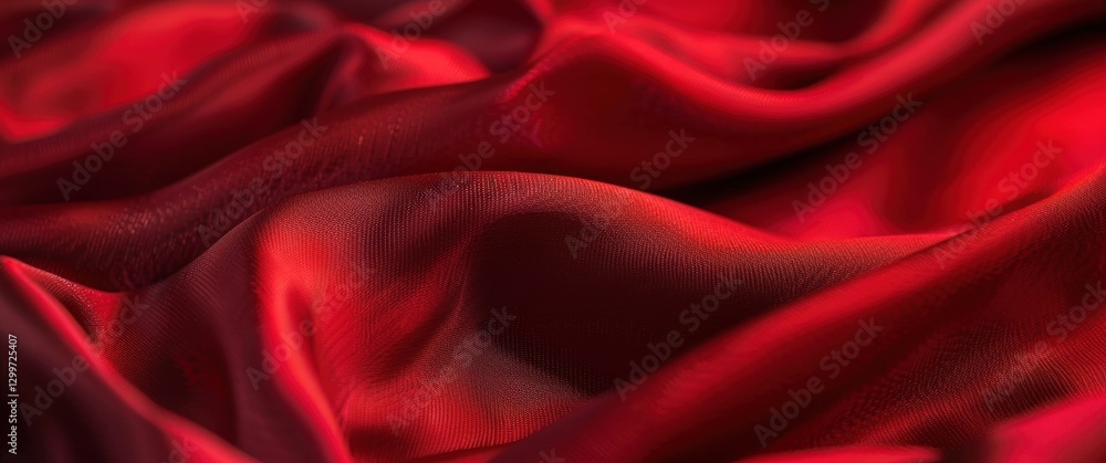 Red Silk Fabric Drape Texture Red Silk Fabric Drape Texture