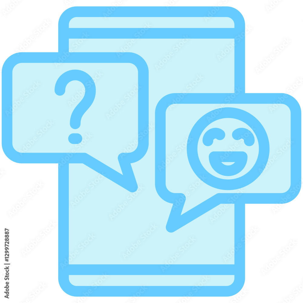 Quiz dual tone blue color, mini illustration icon. use for modern concept, print, UI, UX kit, web and app development. Vector EPS 10, related to entertainment, festival, funfair and hobbies. Quiz dual tone blue color, mini illustration icon. use for modern concept, print, UI, UX kit, web and app development. Vector EPS 10, related to entertainment, festival, funfair and hobbies.