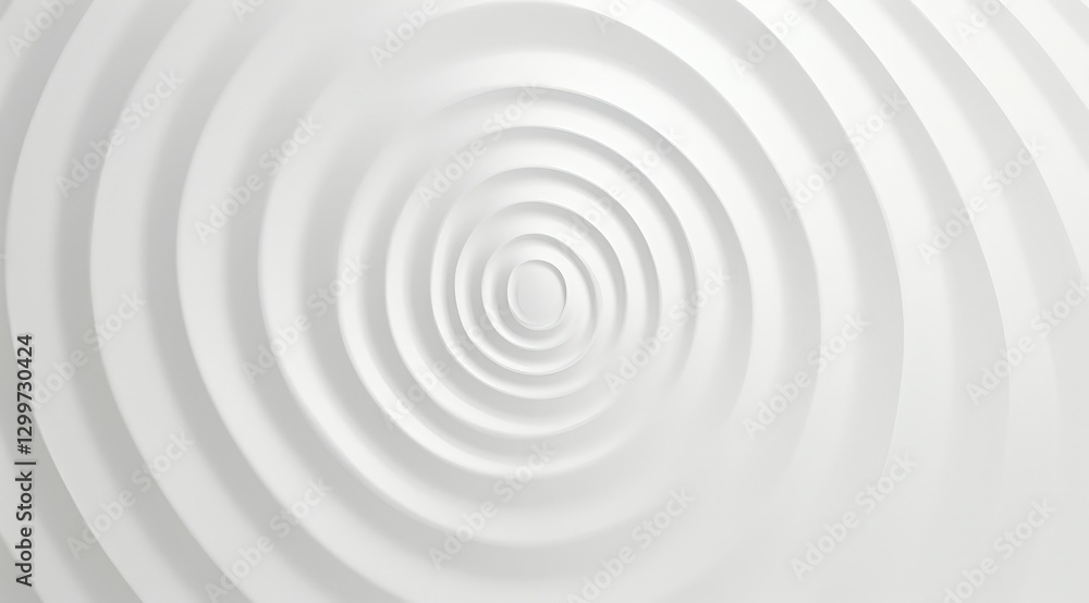 Abstract concentric circles wave pattern radiating outwards. Use Wallpaper, Background