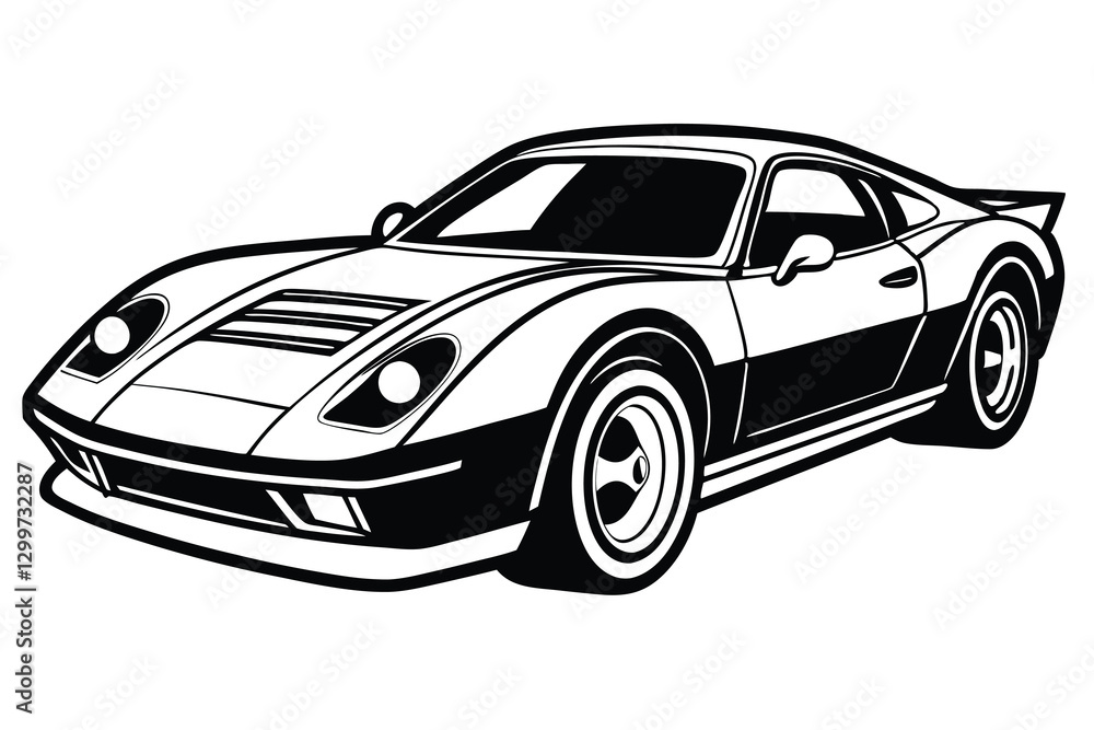 HighSpeed Racing Car Vector Design HighSpeed Racing Car Vector Design