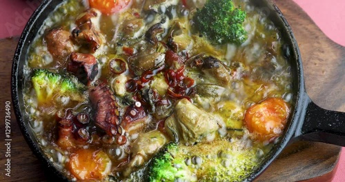 魚介のアヒージョ