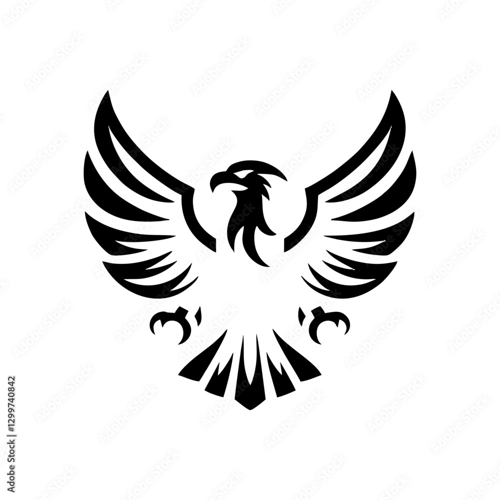 Fototapeta premium Majestic Eagle Emblem Design