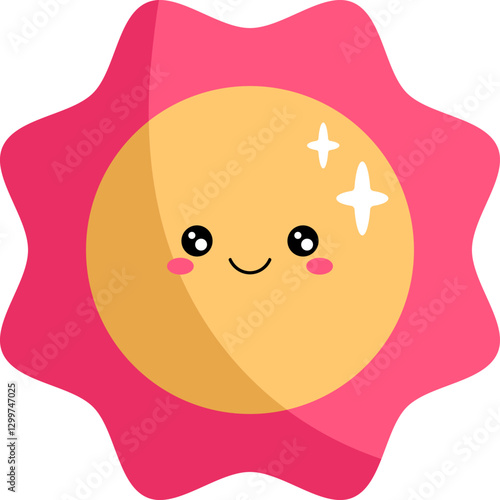 Environment kawai icon elements 