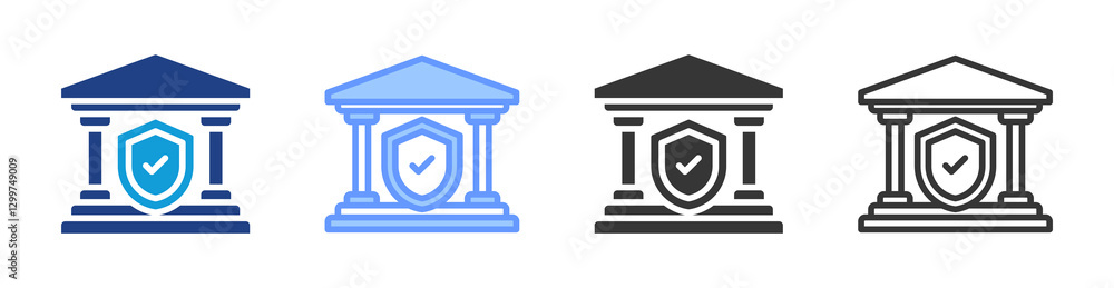 Governance icon set multiple style collection Governance icon set multiple style collection