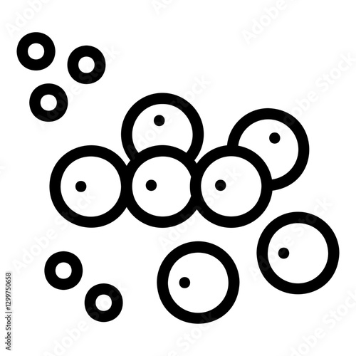 fish eggs Line Icon