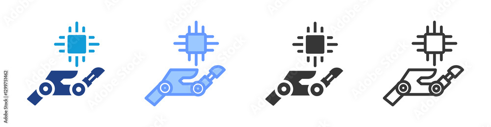 Ai icon set multiple style collection Ai icon set multiple style collection