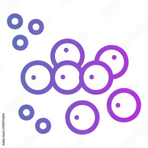fish eggs Gradient icon