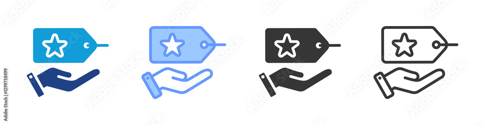 Brand icon set multiple style collection Brand icon set multiple style collection