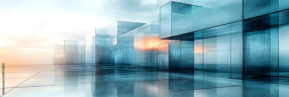 modern office building with blue sky modern office building with blue sky
