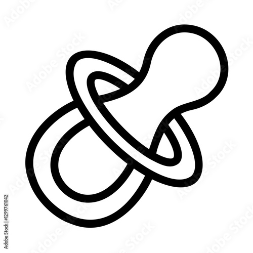pacifier Line Icon