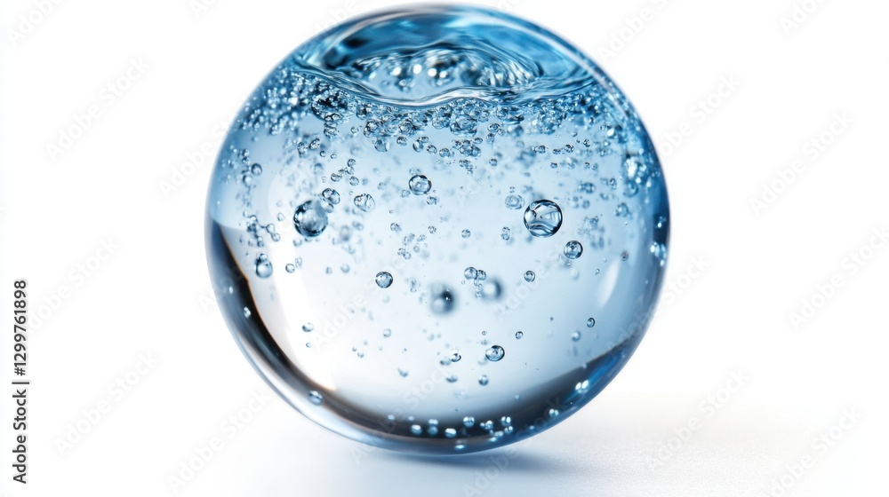 custom made wallpaper toronto digitalA clear glass ball filled with water