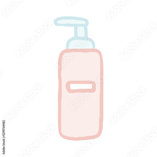 Skincare bottle pump pastel - Cleancers Exfoliants Serum essences Toner moisturizer Sunscreen