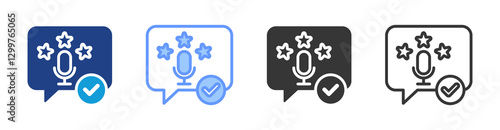 Fluency icon set multiple style collection