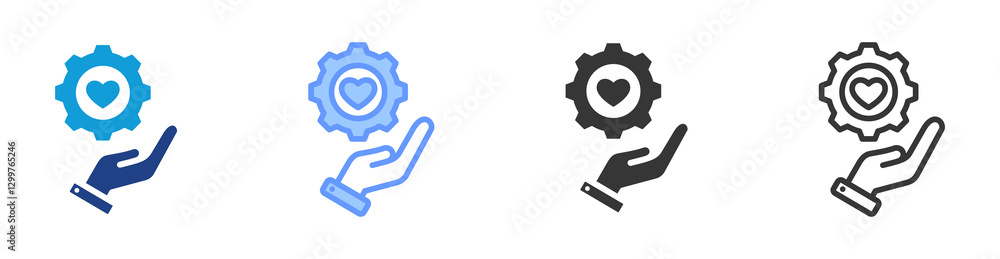 Soft Skill icon set multiple style collection Soft Skill icon set multiple style collection