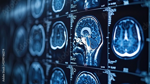 Medical Diagnostic Device: An enhanced image of an MRI or CT scan within a lab setting, highlighting the importance of medical diagnostic devices in patient care and health assessments.