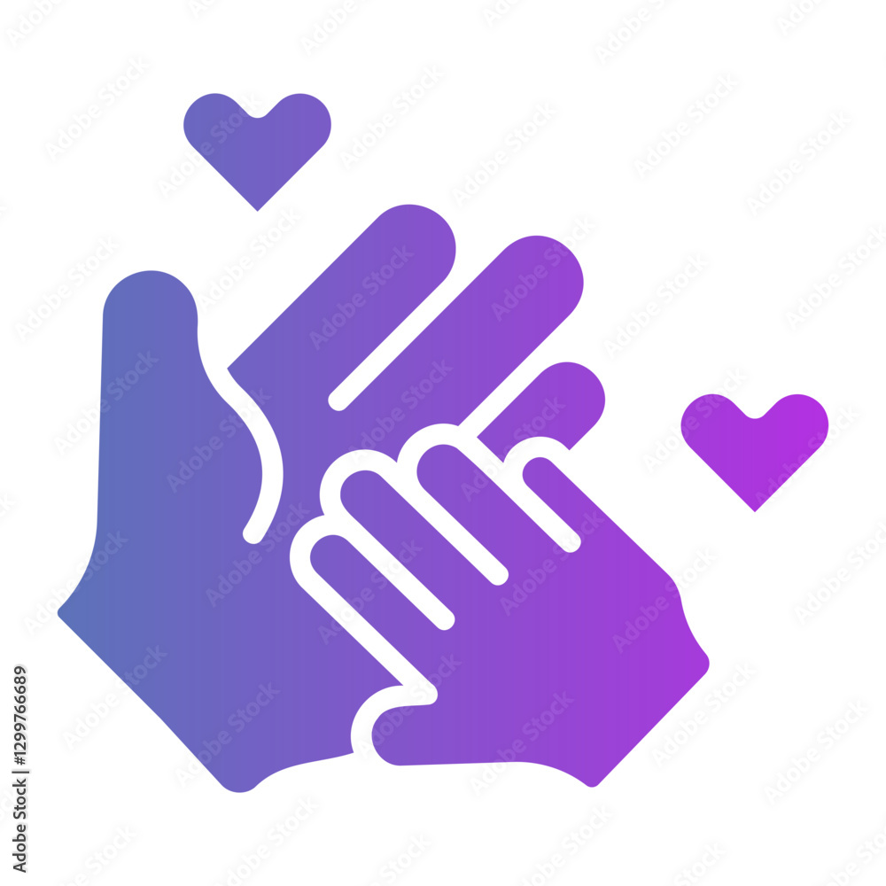 hands Gradient icon hands Gradient icon